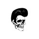 Shirt Elvis Presley skull blanc pour homme et femme