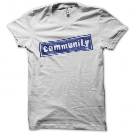 Shirt Community la série blanc pour homme et femme