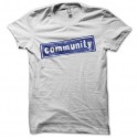 Shirt Community la série blanc pour homme et femme