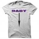 Shirt Baby arrow notification blanc pour homme et femme