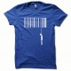 Shirt Suicide blanc/bleu royal pour homme et femme