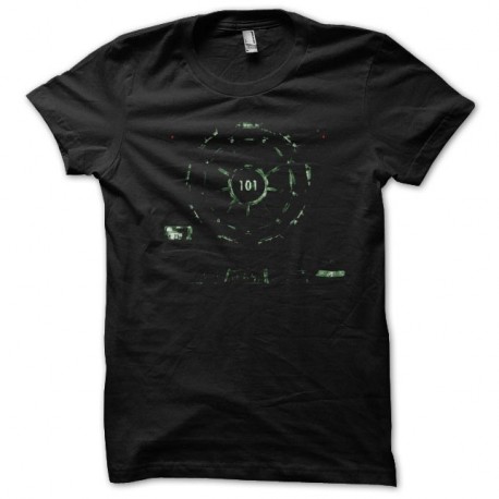 Shirt Fallout abri 101 noir pour homme et femme