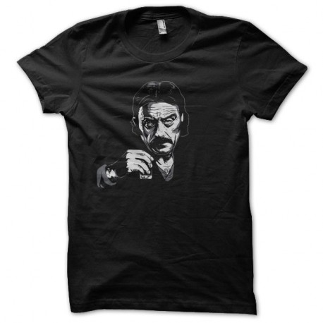 Shirt Ian McShane Deadwood noir pour homme et femme