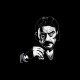 Shirt Ian McShane Deadwood noir pour homme et femme