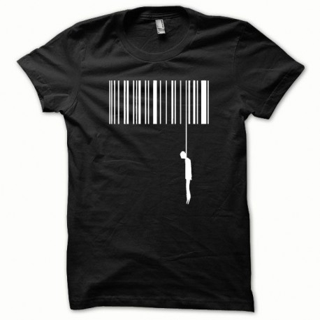 Shirt Suicide blanc/noir pour homme et femme
