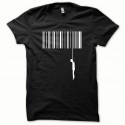Shirt Suicide blanc/noir pour homme et femme