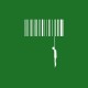 Shirt Suicide blanc/vert bouteille pour homme et femme