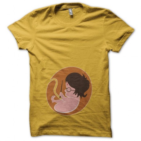 Shirt foetus Harry Potter jaune pour homme et femme