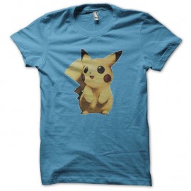 Shirt Pikachu fan art bleu turquoise pour homme et femme