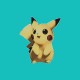 Shirt Pikachu fan art bleu turquoise pour homme et femme