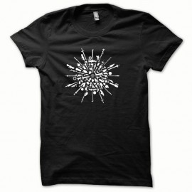 Shirt Armes et munitions blanc/noir pour homme et femme