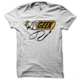 Shirt Geek parodie Bic blanc pour homme et femme