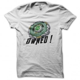 Shirt Toupie Beyblade Fang Leone blanc pour homme et femme