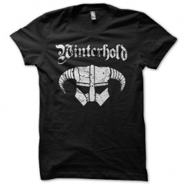 Shirt Skyrim casque de Winterhold noir pour homme et femme