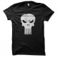 Shirt Punisher vintage grungy blanc/noir pour homme et femme