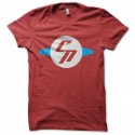 Shirt Chuck Norris comics symbol rouge pour homme et femme