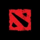 Shirt Dota symbol grungy noir pour homme et femme