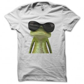 Shirt grenouille cool blanc pour homme et femme