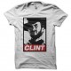 Shirt Clint Eastwood parodie Obey blanc pour homme et femme