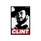 Shirt Clint Eastwood parodie Obey blanc pour homme et femme