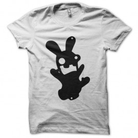 Shirt parodie Lapin Crétin gaule blanc pour homme et femme