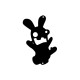 Shirt parodie Lapin Crétin gaule blanc pour homme et femme