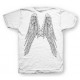 Shirt Ange Angel Wings blanc pour homme et femme