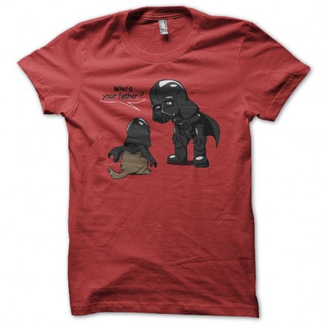 Shirt Vader et son chien rouge pour homme et femme