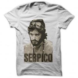 Shirt Serpico Al Pacino blanc pour homme et femme