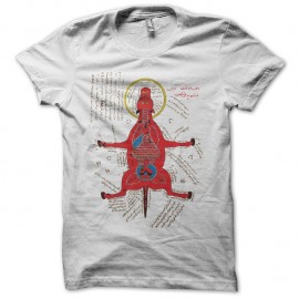 Shirt Cheval Anatomie blanc pour homme et femme