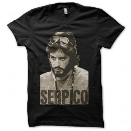 Shirt Serpico Al Pacino noir pour homme et femme