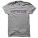 Tee-shirt Groland Patapouf Spirit of Mayonnaise Made in GRD gris pour homme et femme