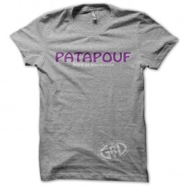 Tee-shirt Groland Patapouf Spirit of Mayonnaise Made in GRD gris pour homme et femme