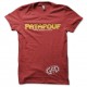 Tee-shirt Groland Patapouf Spirit of Mayonnaise Made in GRD rouge pour homme et femme