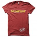 Tee-shirt Groland Patapouf Spirit of Mayonnaise Made in GRD rouge pour homme et femme