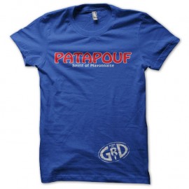 Tee-shirt Groland Patapouf Spirit of Mayonnaise Made in GRD bleu pour homme et femme