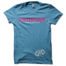 Tee-shirt Groland Patapouf Spirit of Mayonnaise Made in GRD turquoise pour homme et femme