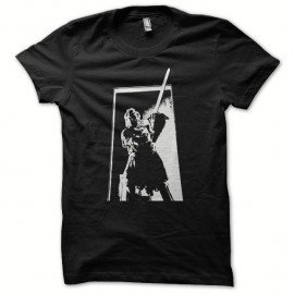 Shirt Leatherface artwork Massacre à la tronçonneuse noir pour homme et femme