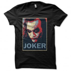 Shirt parodie hope Joker Heath Ledger blanc/noir pour homme et femme