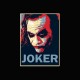 Shirt parodie hope Joker Heath Ledger blanc/noir pour homme et femme