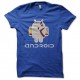 Shirt Android parodie bleu pour homme et femme
