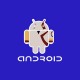 Shirt Android parodie bleu pour homme et femme