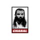 Shirt Chabal parodie Obey rugby blanc pour homme et femme