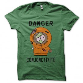 Tee-shirt Kenny Zombie South Park parodie vert pour homme et femme