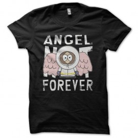 Tee-shirt Kenny South Park parodie Angel Not Forever noir pour homme et femme