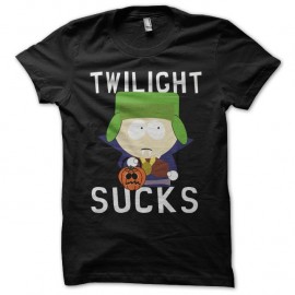 Tee-shirt Twilight Sucks Kyle vampire South Park parodie noir pour homme et femme