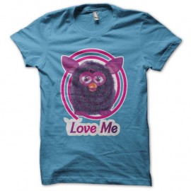 Shirt Furby Love Me turquoise pour homme et femme