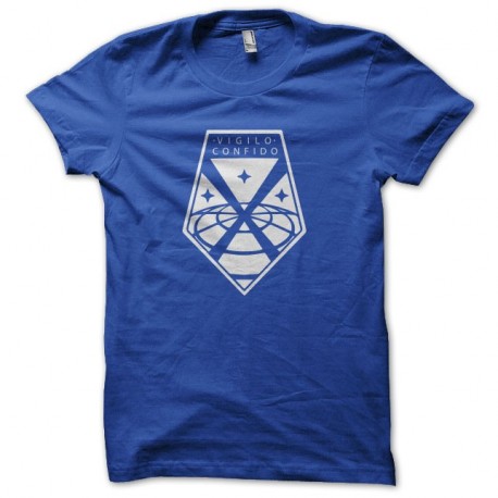 Shirt Xcom Vigilo Confido bleu pour homme et femme