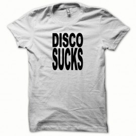 Shirt Disco Sucks noir/blanc pour homme et femme