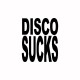Shirt Disco Sucks noir/blanc pour homme et femme